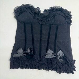 COQUETTE Corset size XL black
